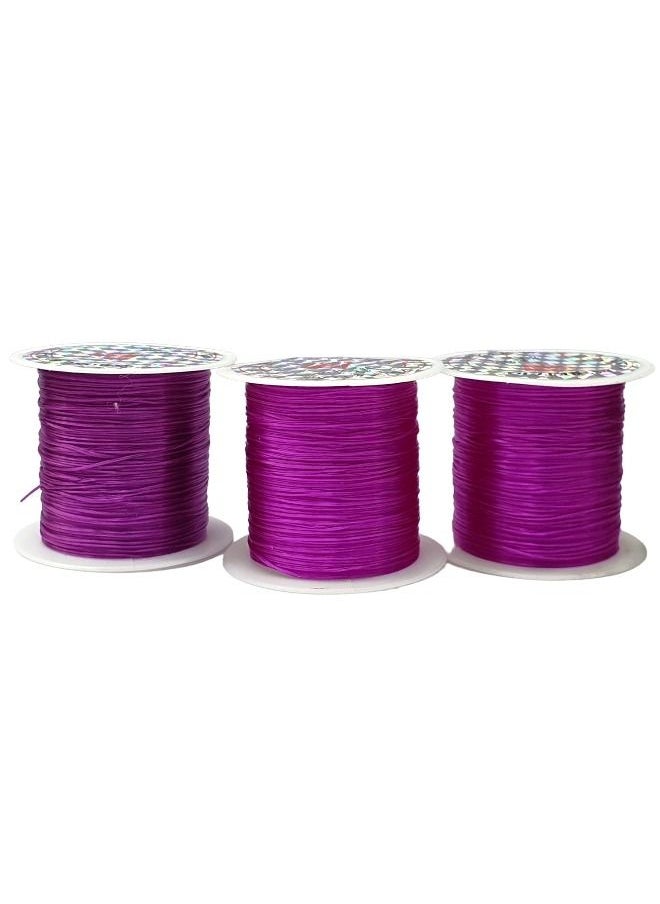 Generic 3-Piece Jewelry Cord Elastic Bracelet Rope or Beading Cord  - Image 1