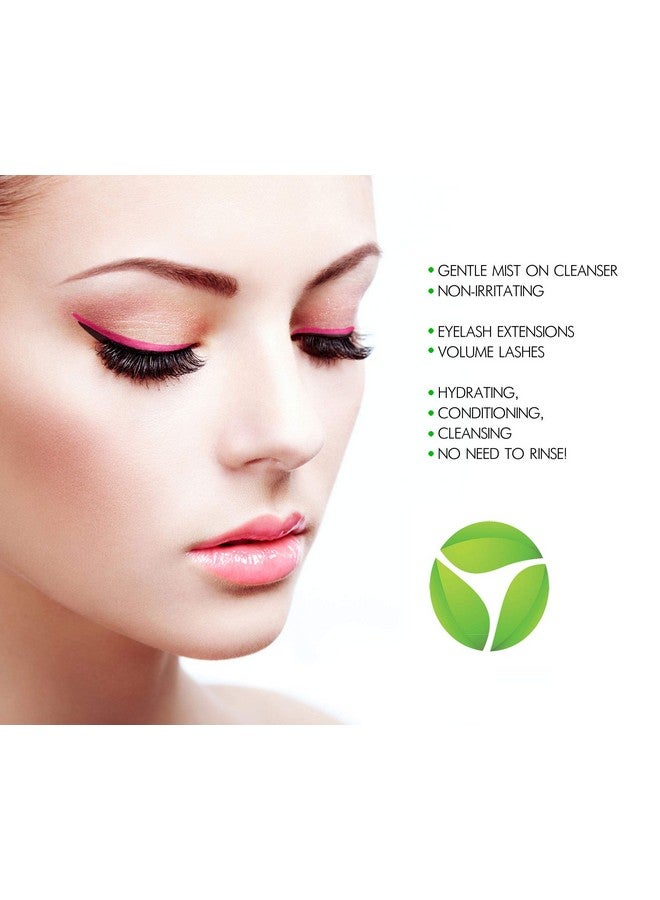 Lashfresh Eye & Lash Clean Mist Cleanser For Eyelash Extensions False Eyelashes No Rinse Needed Travel Size 8Ml - Image 2