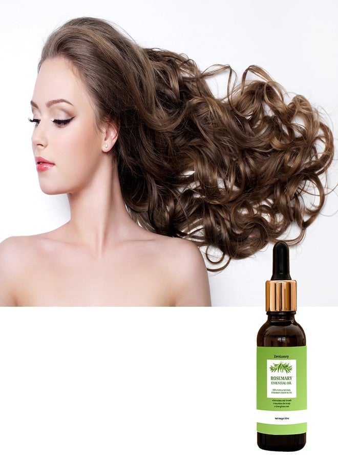 ZeroLuxury® Rosemary Essential Oil | Encourages Hair Growth, Moisturises Skin | Hair Strengthening & Scalp Nourishment | 100% Pure, Natural, Organic Essential Oil-30ml - Image 5