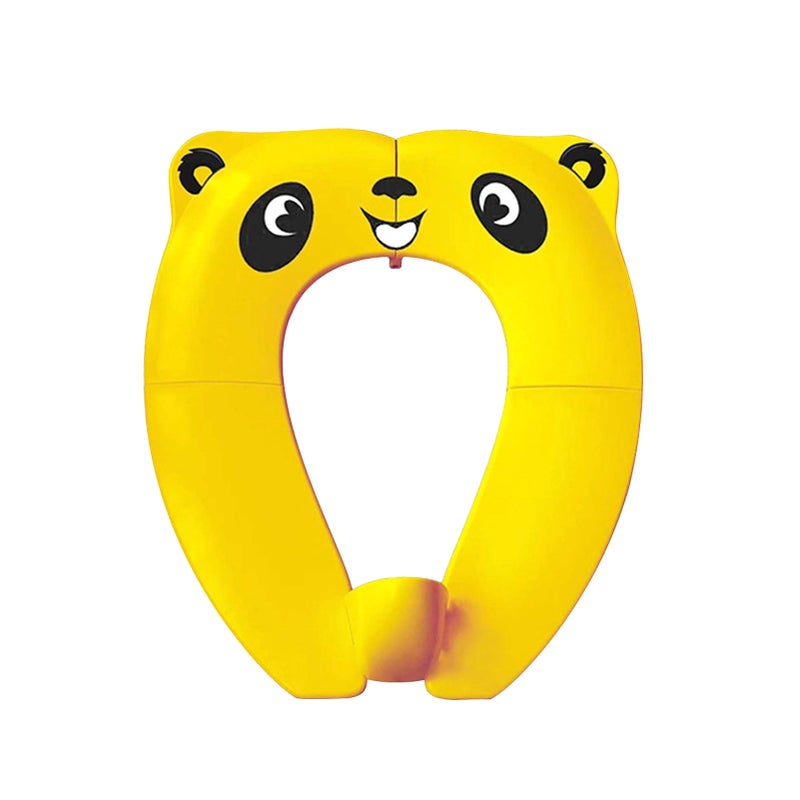 Portable Foldable Baby Potty Seat Baby Toilet Seat with Ergonomical Design Cute Pattern for Standard Toilet Travel Home Use Baby Toddlers - Image 1