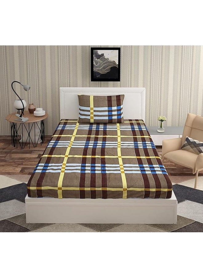 Urban Magic Urban Magic 160 TC Microfiber Single Printed Flat Bedsheet  - Image 1