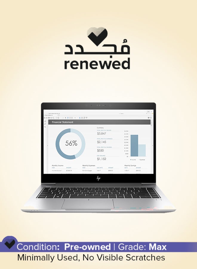 HP مجدد - لابتوب Elitebook X360 TOUCH 1030 G3 بشاشة 13.3 بوصة، مع معالج Intel Core i5/الجيل الثامن/ذاكرة RAM 16GB/قرص SSD 256GB/رسومات Intel HD - Image 1