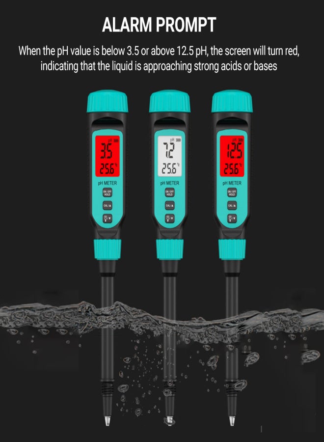 سمارت سنسور مقياس رقمي ذكي لدرجة حموضة التربة، مثالي للبستانيين، يقيس درجة حموضة التربة مباشرةً، مناسب للعناية بالنباتات، ويقيس درجة حموضة محلول التربة الزراعية، مثالي للاستخدام في البيوت الزجاجية الداخلية والخارجية، والحدائق، والمروج، والزراعة، والساحات. - Image 2