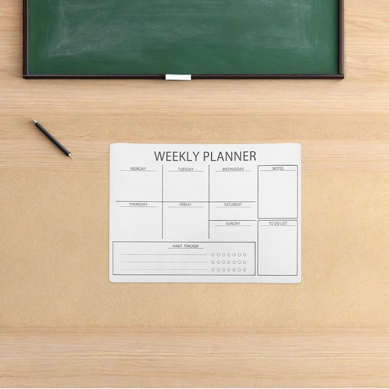 Generic Self Adhesive Whiteboard - 12x16inch Reusable Dry Erase Wall Calendar Sticker - Weekly Planner Removable White Board Decal for Dorm Office Meeting Space - Image 4