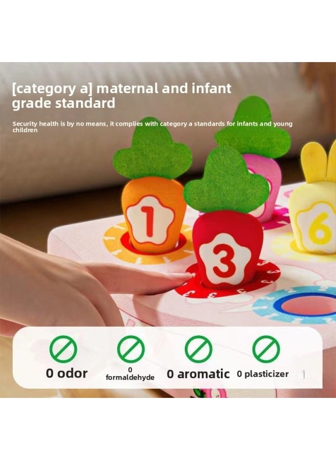 Generic - Baby Tear Tissue Box Paper Pull Radish Toy Two-in-one Infant Early Education Comfort Toy-Color:Bus Style [two-in-one Carrot Pull-out Paper] - Image 1
