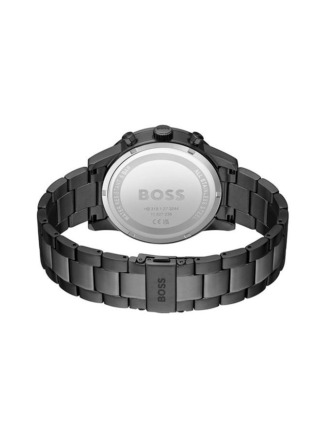HUGO BOSS - Men's Chronograph Round Stainless Steel Wrist Watch 1513924 - 44 mm - Image 1