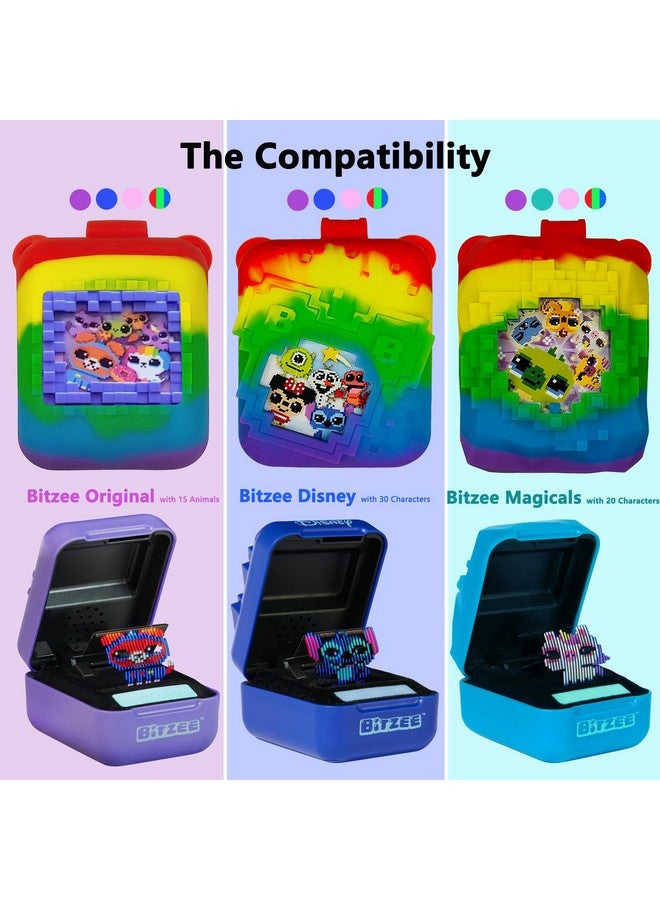 JCHPINE Hard Carrying Case and Silicone Cover for Bitzee Disney Interactive Toy Digital Pet Case, Accessories for Bitzee Disney Virtual Electronic Pets (Multicolor, Case for Bitzee Disney Pet) - Image 5