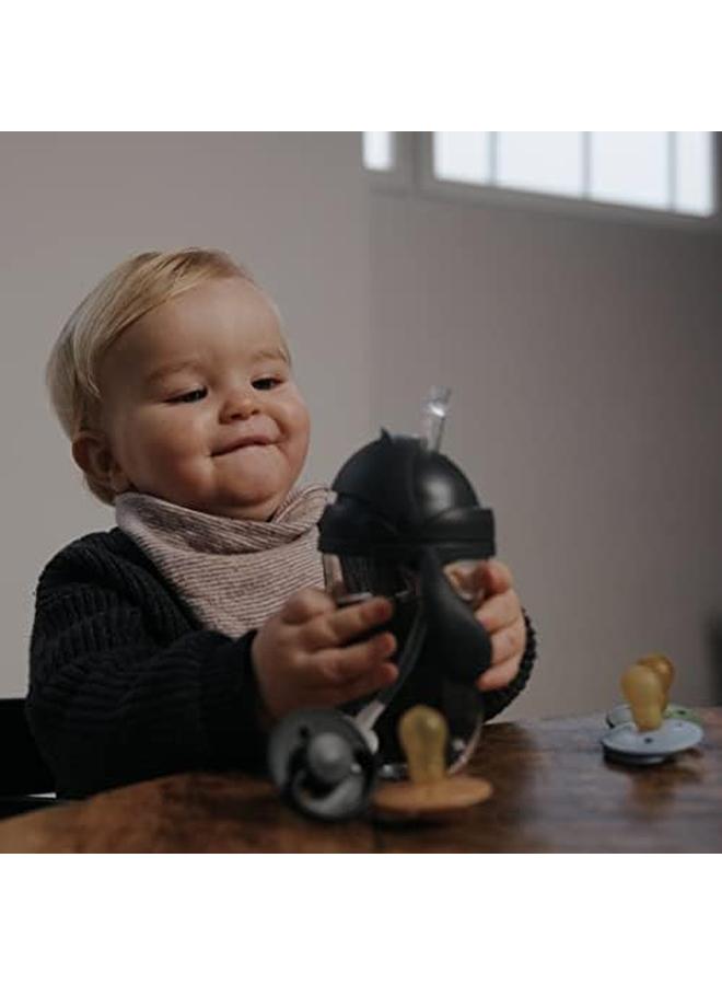 Mininor Straw Bottle Tritan 330Ml Black Raven - Image 4