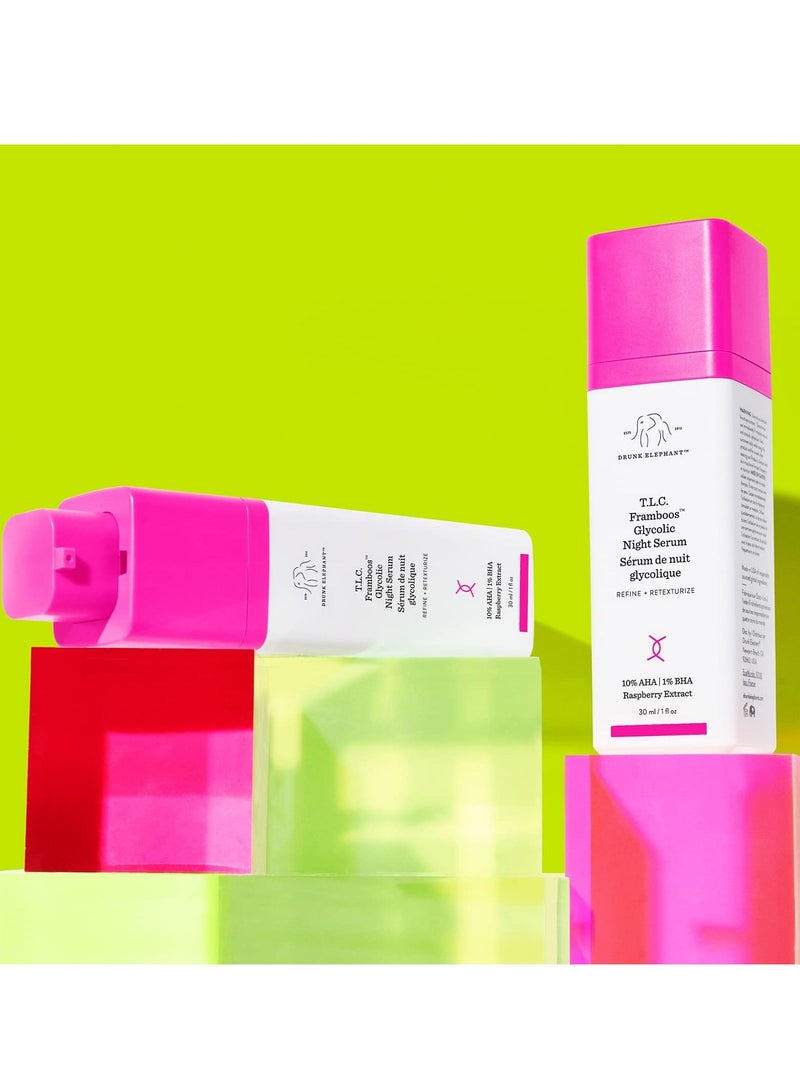 مصل ليلي كرينك إليفانت تي إل سي فرامبوس الجليكوليك - سيروم العناية بالبشرة الليلي لتفتيح البشرة، 1 أونصة - Image 3
