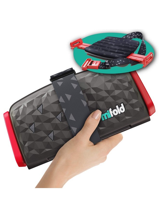 mifold New Mifold Comfort Grab-and-go Car Backless Booster Seat-Compact and Portable for Every Day, Carpooling, Travel, Comfortable for Every Adventure, Charcoal Grey - Image 1