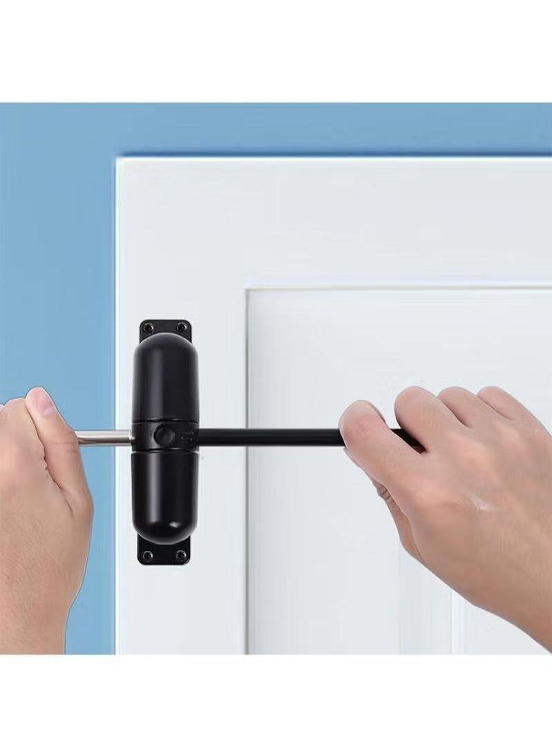 XiuWoo - Door Closer Automatic Safety Spring Door Closer Anti-Theft Easy to Install to Convert Hinged Doors to Self Closing - Image 1