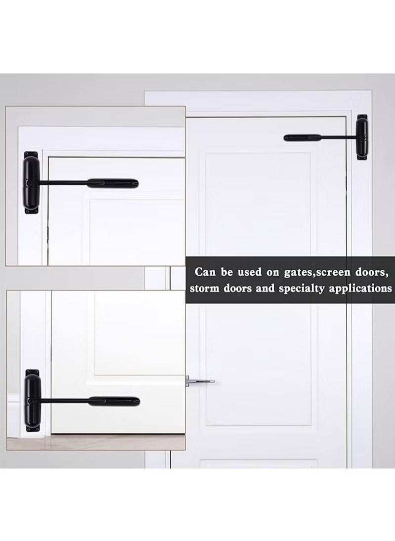 XiuWoo - Door Closer Automatic Safety Spring Door Closer Anti-Theft Easy to Install to Convert Hinged Doors to Self Closing - Image 1