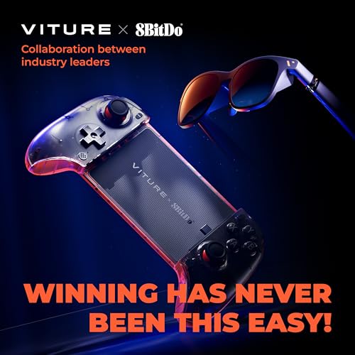 VITURE x 8BitDo Ultimate Mobile Gaming Controller – World’s First for XR Glasses | USB-C Connection for Minimum Latency, Hall Effect Sticks, Charge While Playing, Pro Performance for Android - Image 3