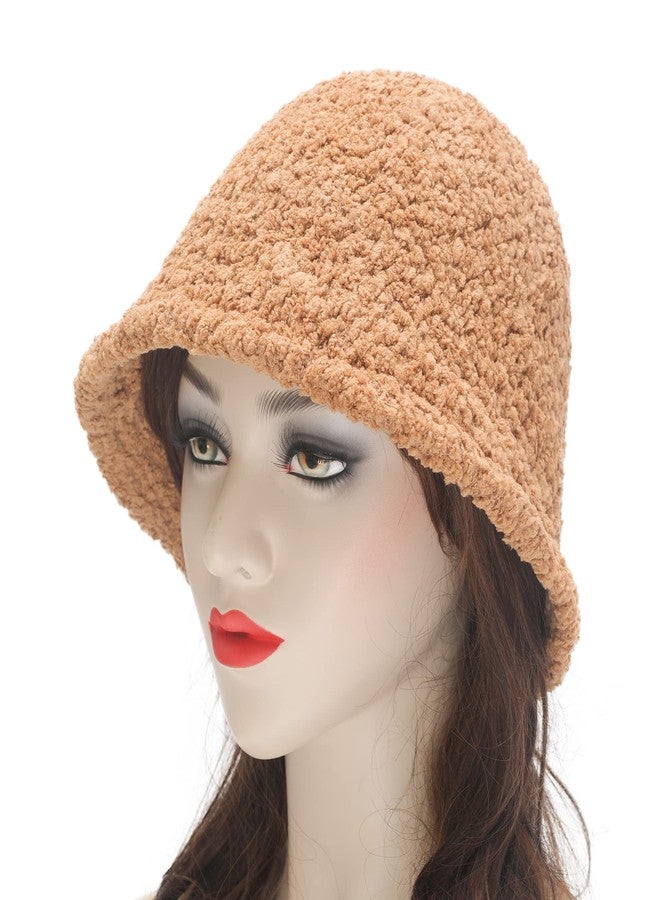 ZLYC قبعة شتوية دافئة من الصوف للنساء من ZLYC (لون كاكي شيربا) - Image 2