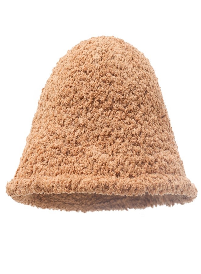 ZLYC قبعة شتوية دافئة من الصوف للنساء من ZLYC (لون كاكي شيربا) - Image 4