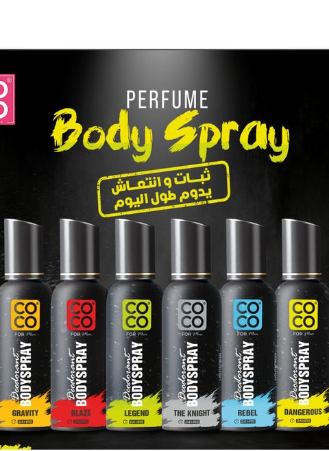 Coco body spray deodorant dangerous  (multi color)