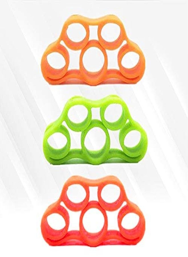 COTTONTAIL Silicon Finger Stretcher, Hand Grip Exerciser, Palm Strengthener for Athletes, Musicians, Therapy, and Stress Relief Pack of 3 Pieces - Image 5