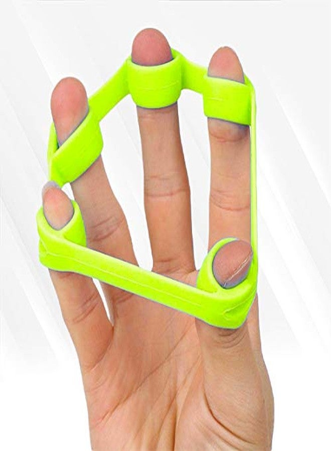 COTTONTAIL Silicon Finger Stretcher, Hand Grip Exerciser, Palm Strengthener for Athletes, Musicians, Therapy, and Stress Relief Pack of 3 Pieces - Image 3