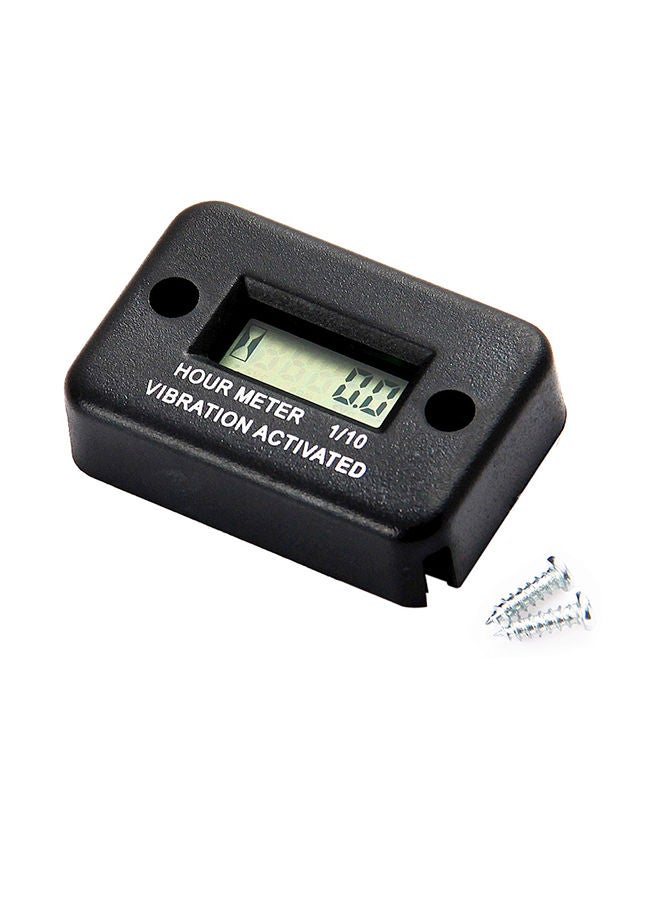 NIBEMINENT Vibration Hour Meter for Motorcycle ATV Snowmobile Boat Waterproof - Image 1