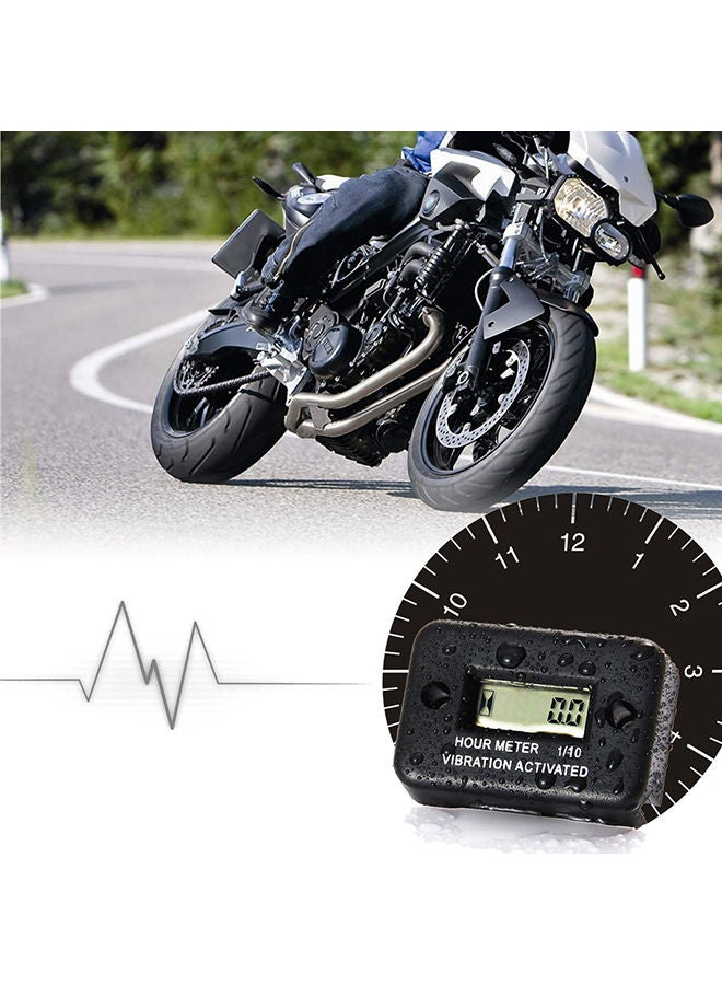 NIBEMINENT Vibration Hour Meter for Motorcycle ATV Snowmobile Boat Waterproof - Image 5