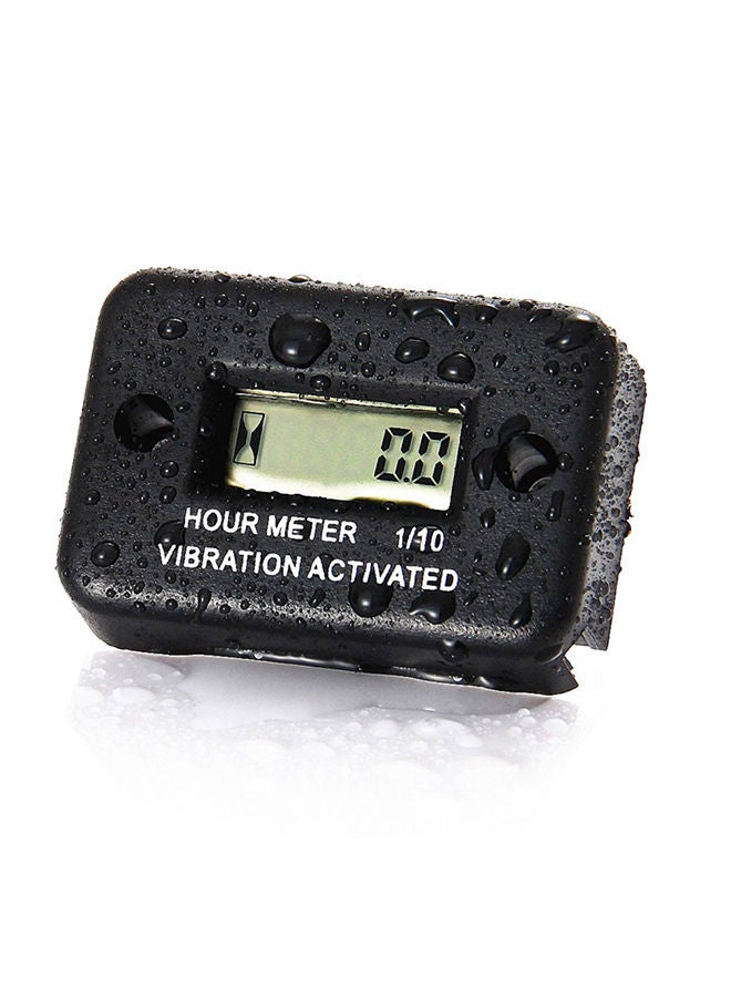 NIBEMINENT Vibration Hour Meter for Motorcycle ATV Snowmobile Boat Waterproof - Image 2