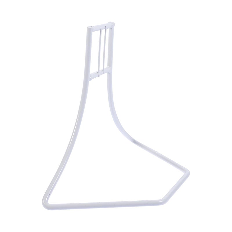 White Metal Hamster Running Wheel Stand for Gerbils Dwarf Rodents Pet Exercise - Image 2