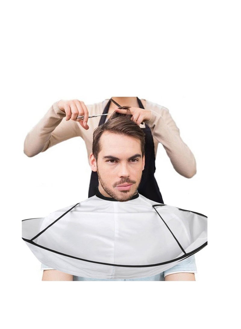SYOSI Haircut Cloth, DIY Hair Cutting Cloak Umbrella Cape Salon Barber Salon and Home Stylists Using  - Image 1
