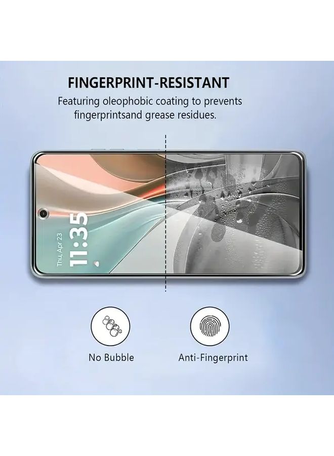 "5 قطع حماية شاشة من الزاج المقسى عالي المتانة لمقاومة الخدوش خاص بهاتف Moto G04 4G" - Image 3