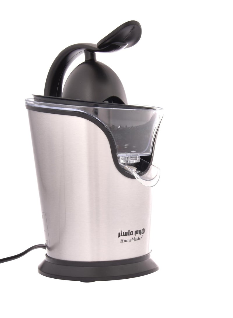 Home Master Electric Citrus Juicer HM-180 – 100W Power – Stainless Steel Rust-Resistant Body – Direct Pour Spout – Two Cones for Juicing Oranges and Lemons – Elegant and Easy-to-Clean Design - Image 3
