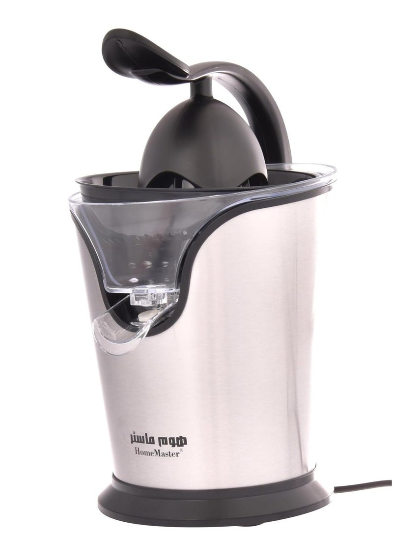 Home Master Electric Citrus Juicer HM-180 – 100W Power – Stainless Steel Rust-Resistant Body – Direct Pour Spout – Two Cones for Juicing Oranges and Lemons – Elegant and Easy-to-Clean Design - Image 4