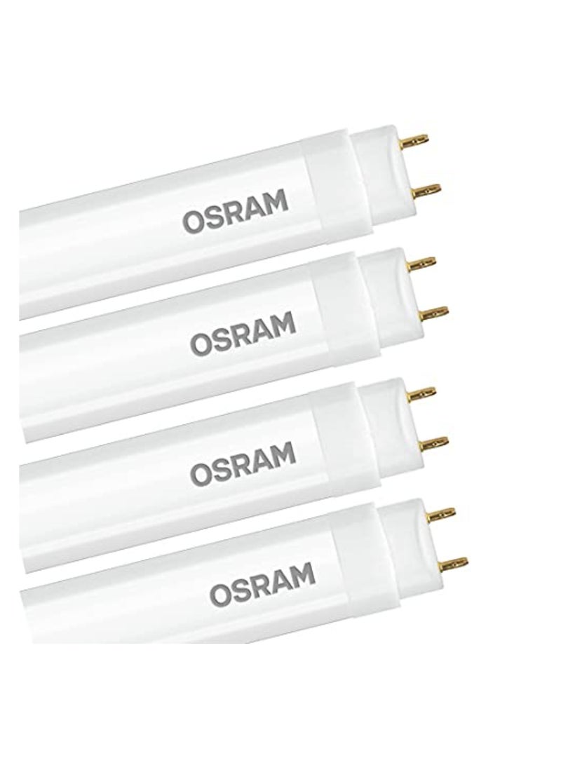 Osram Led Tube Light T8 E-Ac Double Ended 20W 6500K Cool White 1200 Mm (4 Ft) Pack Of 4 - Image 1
