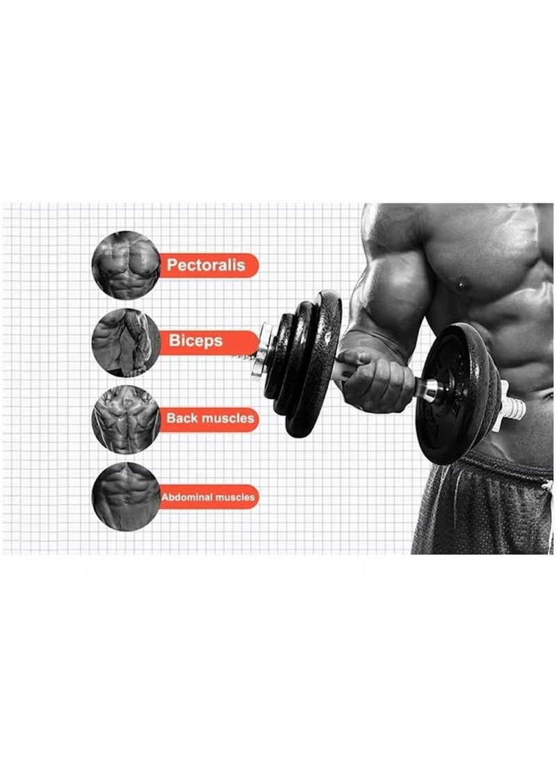 Huitich Adjustable Dumbbell Set with Carry Case & Connecting Rod – 20KG - Image 2