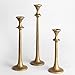 SUJUN Iron Taper Candle Holder - Set of 3 Decorative Candle Stand - Candlestick Holder for Wedding, Dinning, Party - Image 2