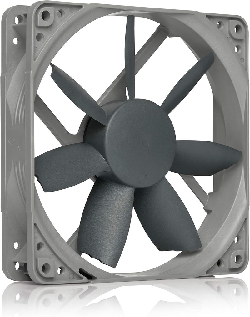 NOCTUA Noctua NFS12B redux1200 PWM High Performance Cooling Fan 4Pin 1200 RPM 120mm Grey  - Image 1
