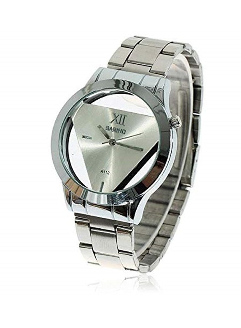 Casual Watch for Men Analog Stainless Steel