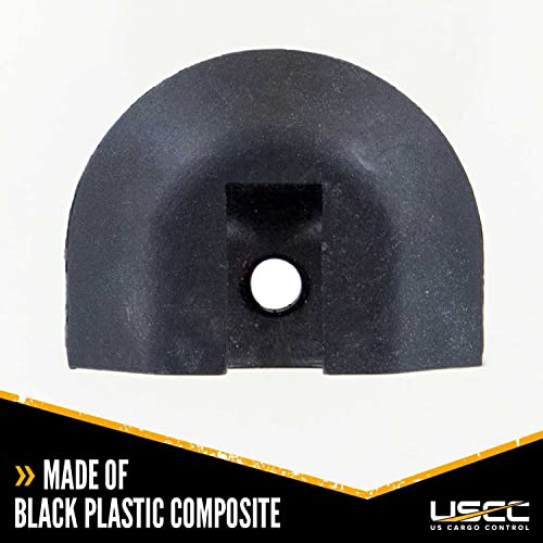 US Cargo Control Angled End Caps for L Track Rails (4-Pack), Eliminates Sharp Edges On Angled L Track Ends, Easily Roll Motorcycles, ATVs, and Other Wheeled Cargo Over L Track Angled Rails - Image 4