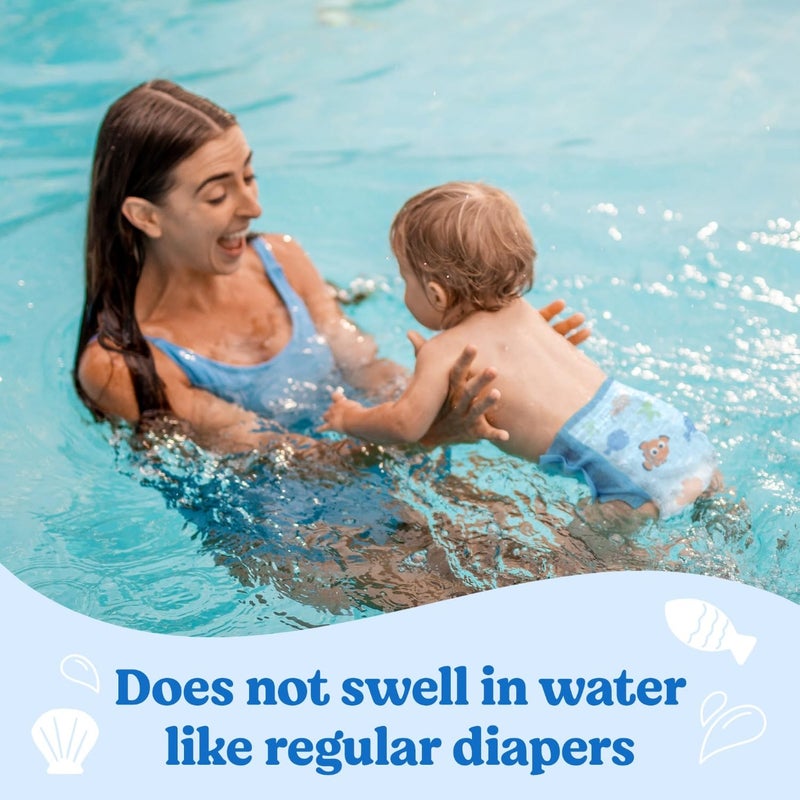 Huggies Little Swimmers Disposable Swim Diapers, Size 3 (16-26 lbs), 20 Ct - Image 3
