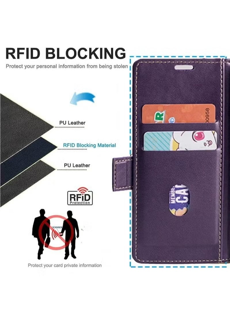 X-level iPhone 15 Pro Leather Case Wallet Flip Cover Card Slots Magnetic MagSafe Stand Phone Holder Function Fold Shockproof Protective Full Protection Anti-scratch Anti-stolen For iphone 15 Pro  - Image 4