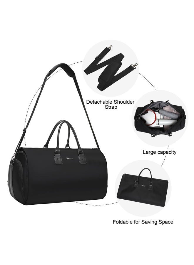 Modoker Convertible Garment Bags for Travel, Black, Garment Bag - Image 5