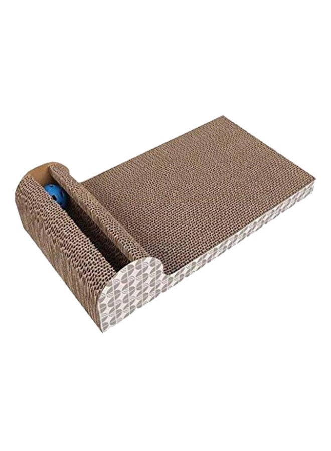 NIBEMINENT Scratcher Lounge With Balls Brown - Image 3