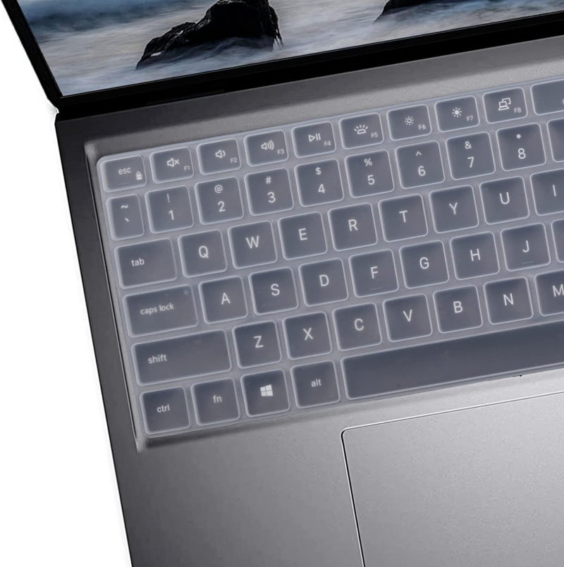 CASOSHIELD Keyboard Cover for 2024 2023 Dell Inspiron 15 3510 3511 3515 3520 3525 3530 3535 5510 5515 5518 15.6 / Dell Vostro 15 3510 3520 5510 5515 15.6 / Latitude 3520 15.6 Laptop Skin -Clear - Image 4
