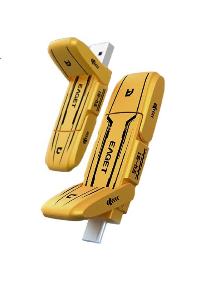 EAGET Eaget 128Gb Usb3.2 Type-C Dual Interface Su96 High-Speed Solid State Flash Drive, Large Capacity, Read Speed 560Mb/S, Compatible With Phones And Computers, Office Usb Drive, Portable - Image 3