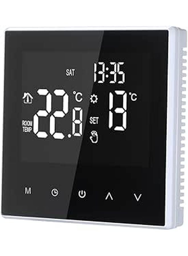 Programmable Thermostat Large LCD Display For Underfloor Heating System Home Office - Image 1