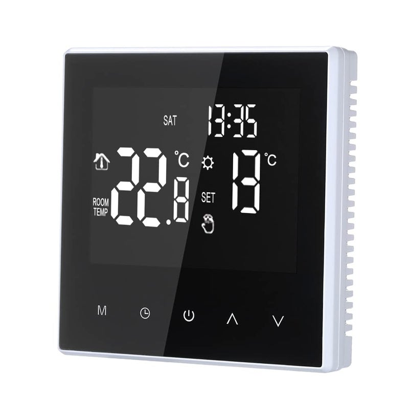 Programmable Thermostat Large LCD Display For Underfloor Heating System Home Office - Image 2