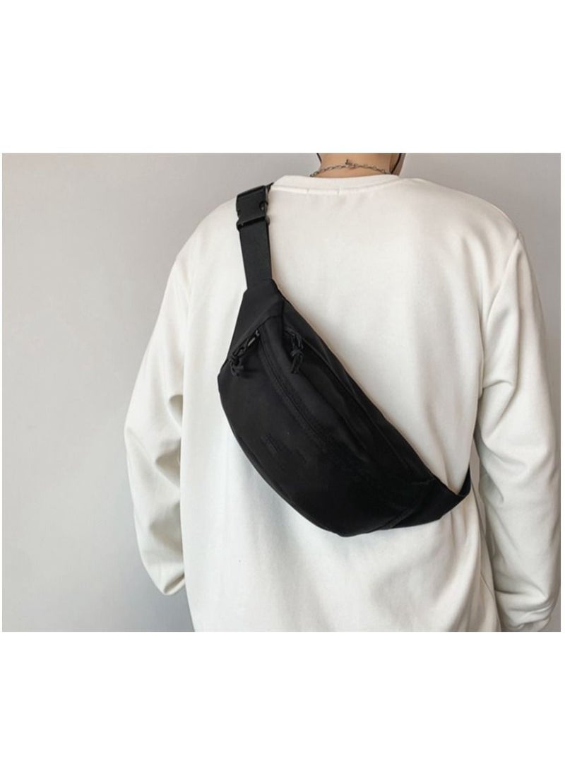 M MIAOYAN M MIAOYAN Mobile Phone Waist Bag Men's Chest Bag Japanese Simple Lightweight One Shoulder Small Backpack Female Casual Sports Messenger Bag Male - Image 2