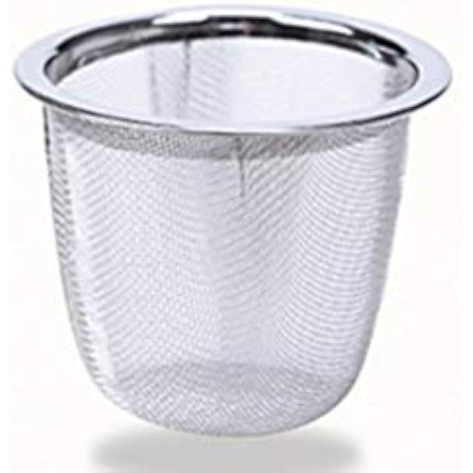 Yardwe Teapot Mesh Strainer Infuser Filter Replacement Stainless Steel Tea Pot Drain Net 8Pcs Reusable Loose Leaf Tea Herb Strainer Tea Infuser 6 5Cm - Image 4