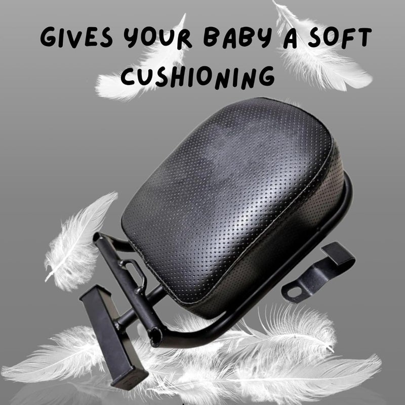 NitroRider Scooter Front Baby Seat Scooty Child Sitting & Foldable Comfortable for Kids for Activa 3G/4G/5G/6G Aviator Dio Mastro Access 125 Maestro burgmam Hero Duet Scooties (Royal Dotted) - Image 2