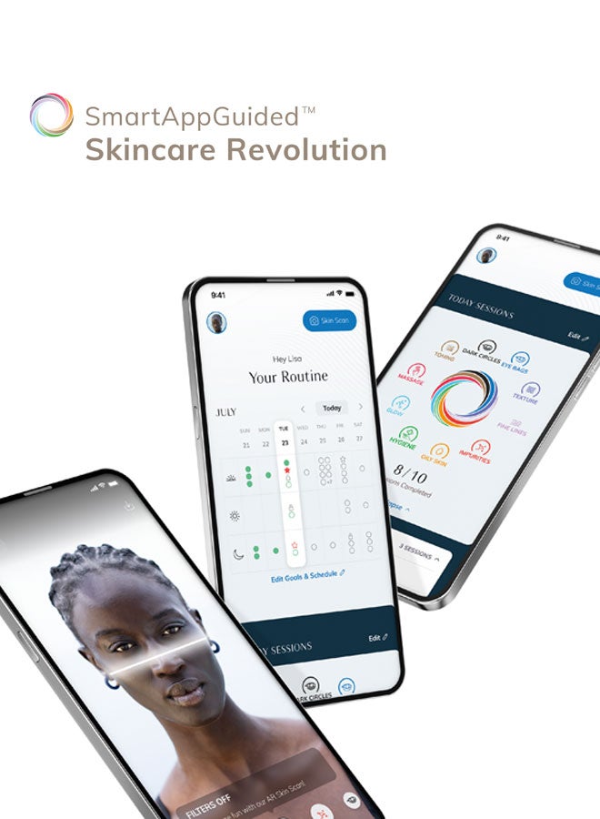 GESKE Smart App Guided Facial Hydration Refresher | 4 In 1 | Water Atomizer | Facial Spray | Water Spray | Facial Mist | Facial Cleansing | Cosmetics | Natural Glow - Image 5