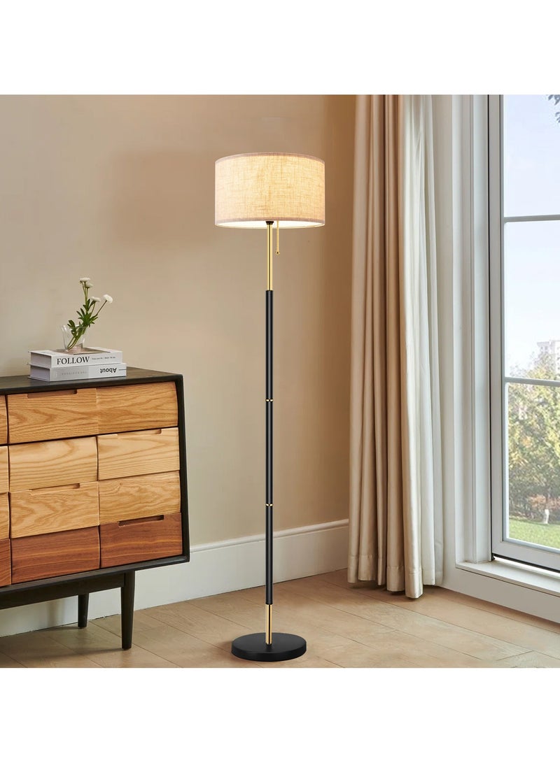 Perfin Tall Floor Lamp Black and  Gold Long Lamp with Remote Control, Stepless Dimming and Temperature, 12W Smart Lighting for Living Room  - Image 4