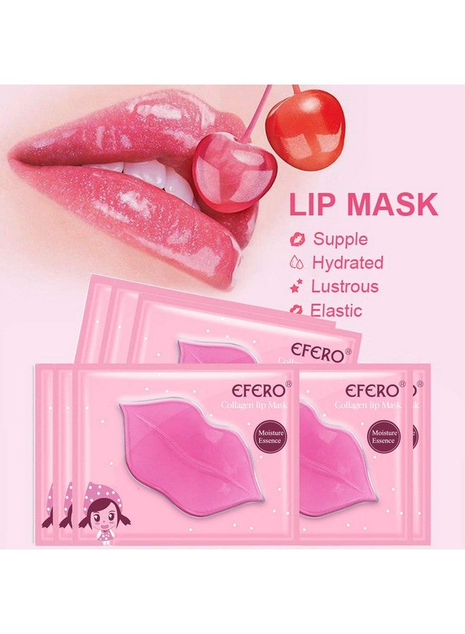 DELISOUL 30 Pack Collagen Crystal Lip Masks and Gold Under Eye Masks Natural Moisturizing Gel Anti-Aging Anti Chapped Hydrating Reducing Puffiness Dark Circles and Wrinkles Lip Eye Pads for Women Men - Image 4